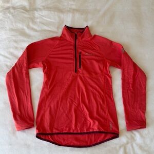 Eddie Bauer Coral Quarter-Zip Pullover